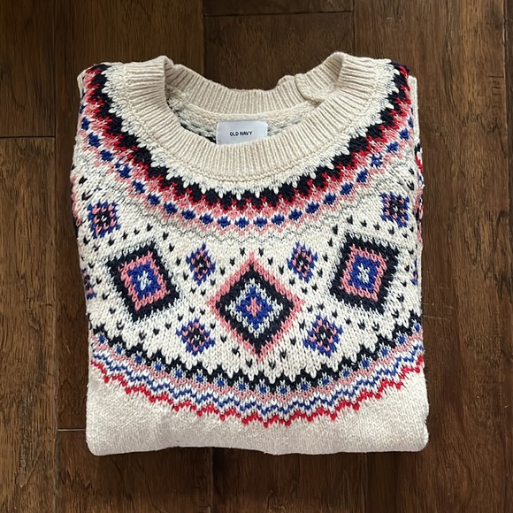Old Navy Sweaters - Multi-Colored Fair Isle Sweater